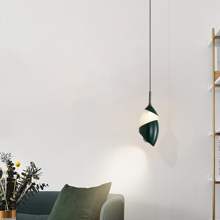 Lustre LED en acrylique et aluminium rond, minimaliste moderne et relevable, pour salon 