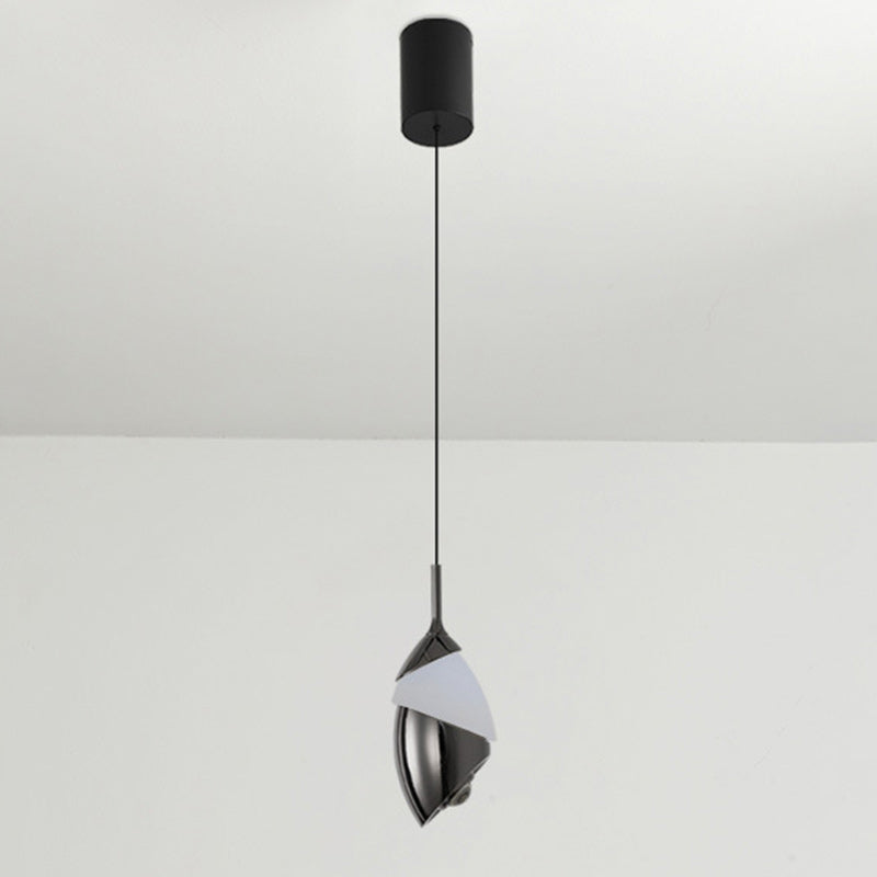 Lustre LED en acrylique et aluminium rond, minimaliste moderne et relevable, pour salon 
