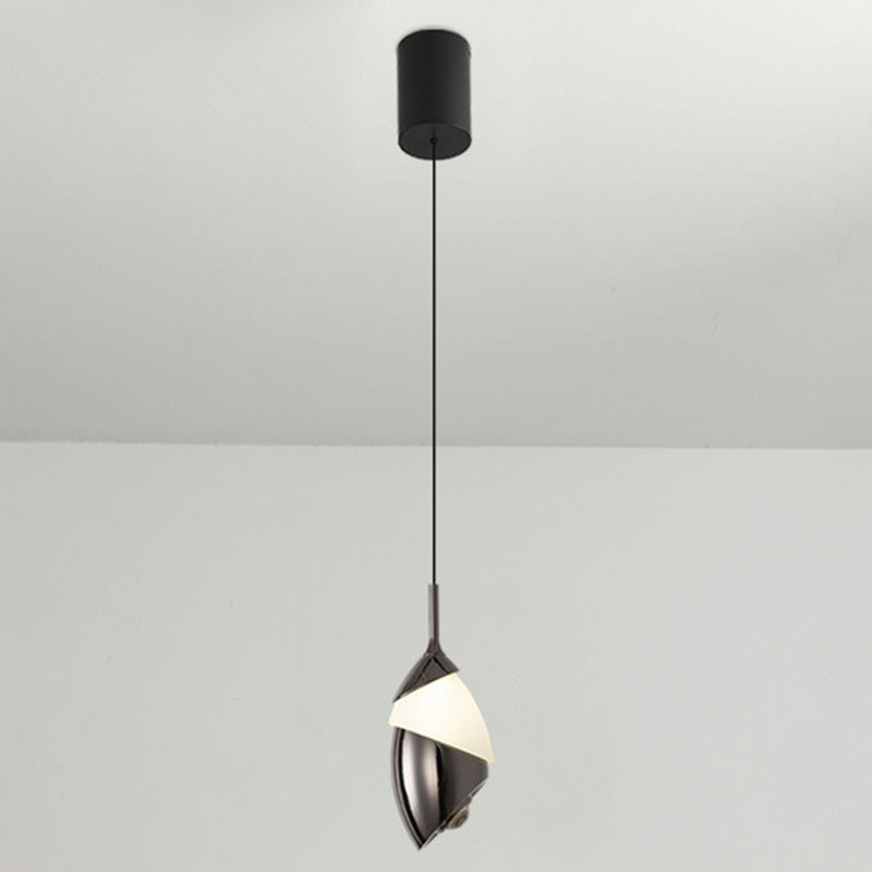 Lustre LED en acrylique et aluminium rond, minimaliste moderne et relevable, pour salon 