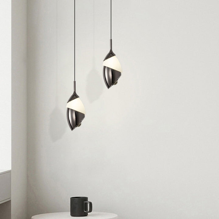 Lustre LED en acrylique et aluminium rond, minimaliste moderne et relevable, pour salon 