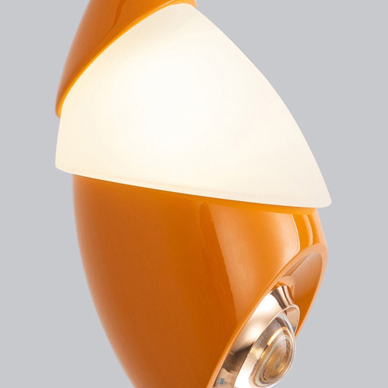 Lustre LED en acrylique et aluminium rond, minimaliste moderne et relevable, pour salon 