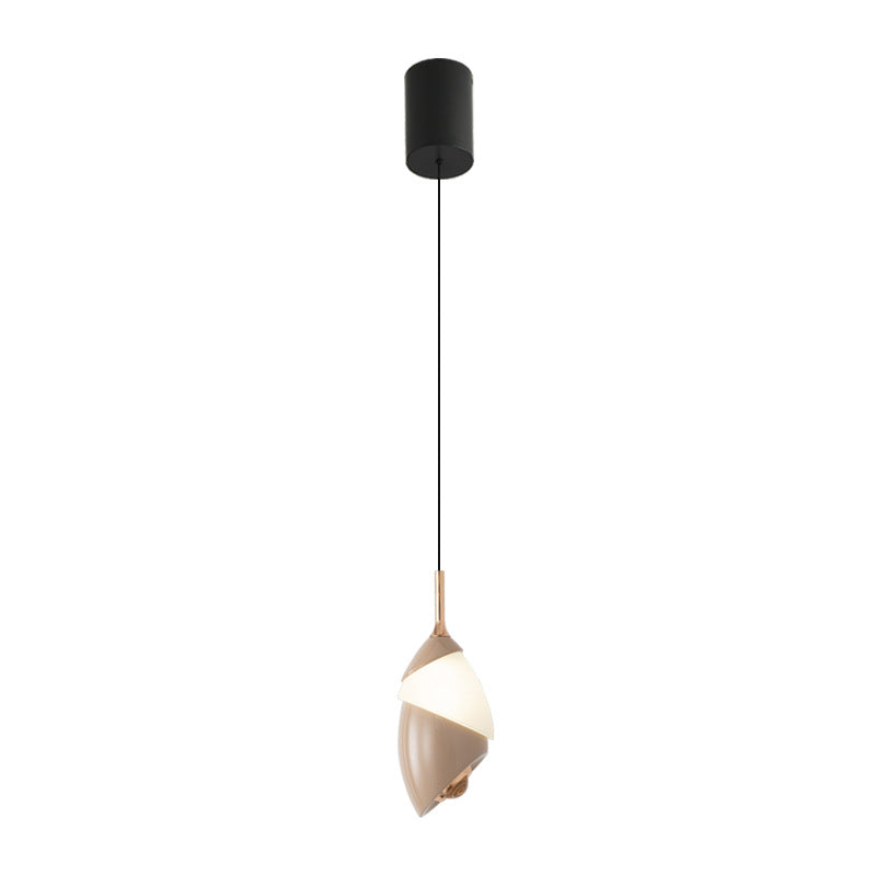 Lustre LED en acrylique et aluminium rond, minimaliste moderne et relevable, pour salon 