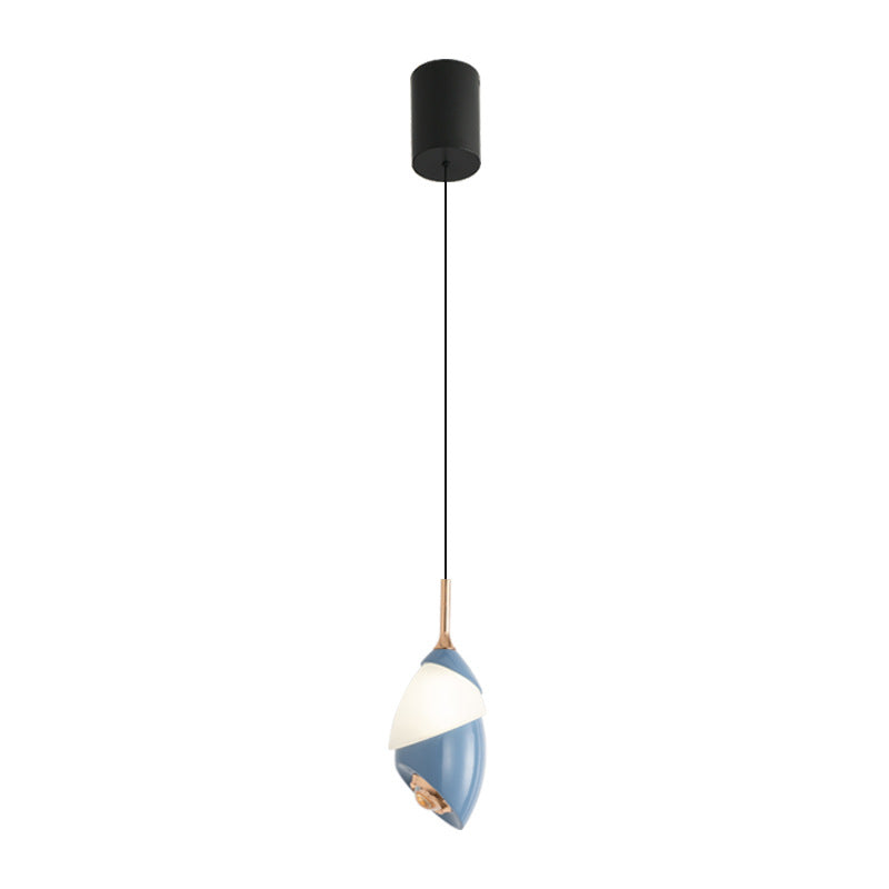 Lustre LED en acrylique et aluminium rond, minimaliste moderne et relevable, pour salon 