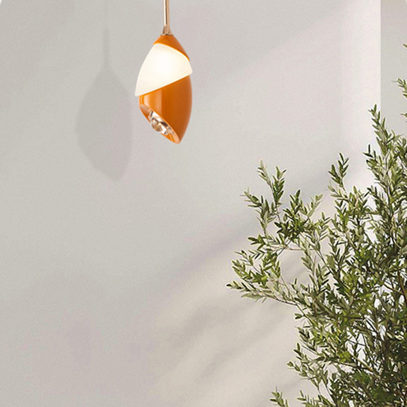 Lustre LED en acrylique et aluminium rond, minimaliste moderne et relevable, pour salon 