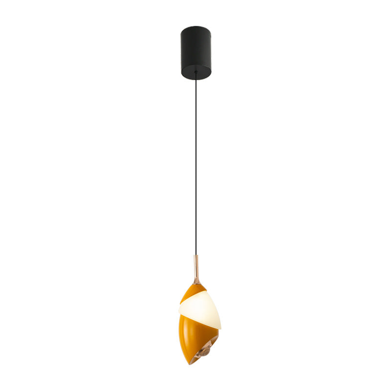 Lustre LED en acrylique et aluminium rond, minimaliste moderne et relevable, pour salon 