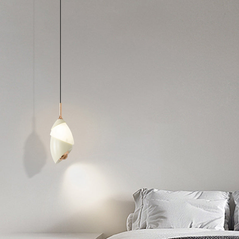 Lustre LED en acrylique et aluminium rond, minimaliste moderne et relevable, pour salon 