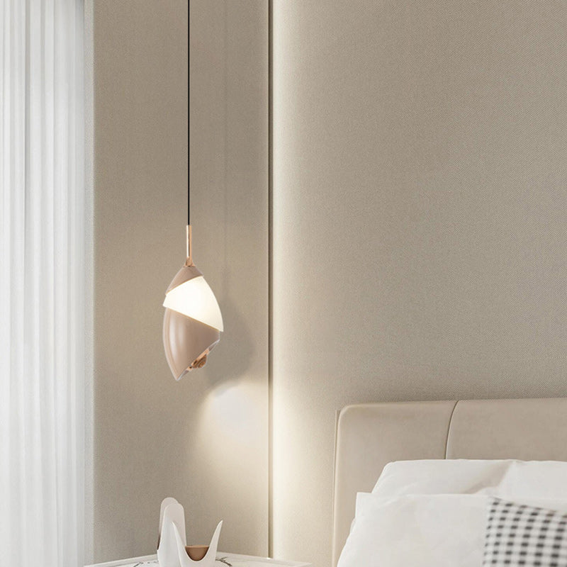 Lustre LED en acrylique et aluminium rond, minimaliste moderne et relevable, pour salon 