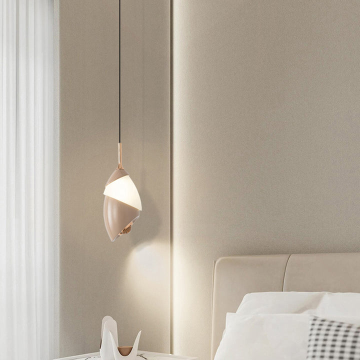 Lustre LED en acrylique et aluminium rond, minimaliste moderne et relevable, pour salon 