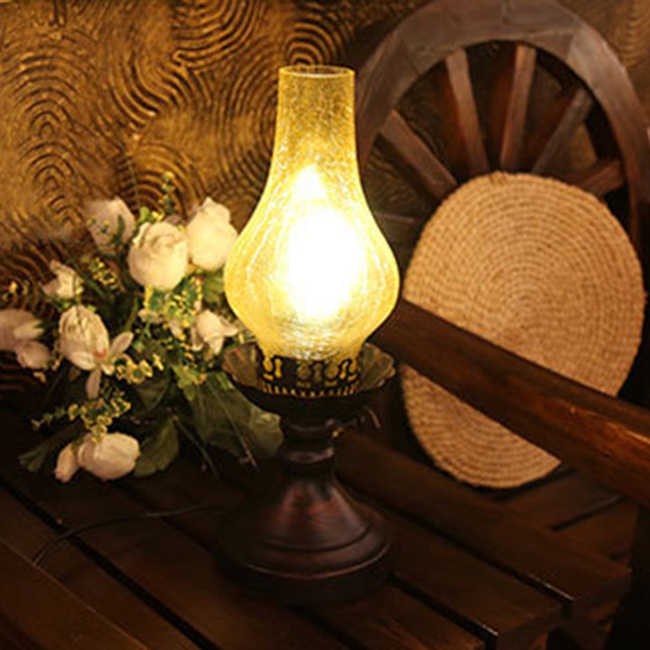 Lámpara Aplique de Pared de 1 Luz de Hierro y Vidrio Cilíndrico Redondo Vintage Tradicional para Sala de Estar 