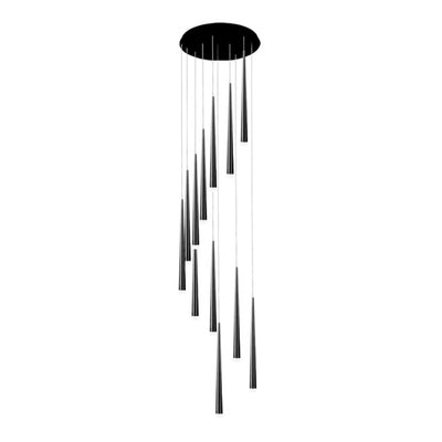 Lustres LED ronds en acrylique et fer minimalistes modernes pour salon 