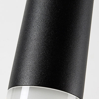 Lustres LED ronds en acrylique et fer minimalistes modernes pour salon 