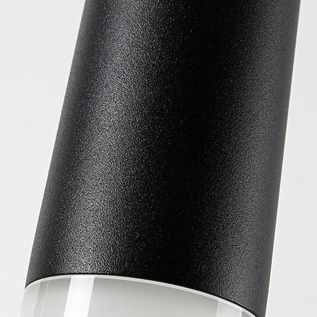 Lustres LED ronds en acrylique et fer minimalistes modernes pour salon 