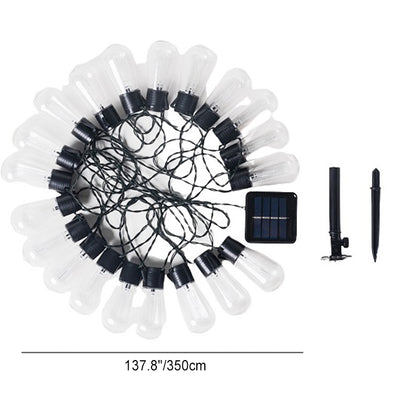 Lumière de chaîne LED en verre et fer de ligne longue ronde minimaliste moderne pour jardin 