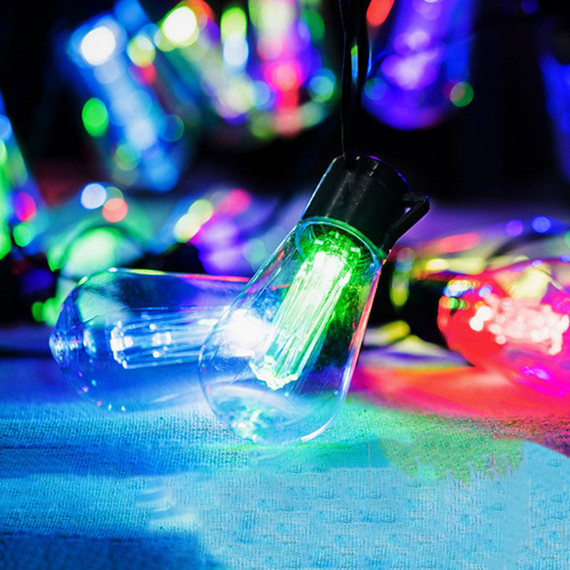 Lumière de chaîne LED en verre et fer de ligne longue ronde minimaliste moderne pour jardin 
