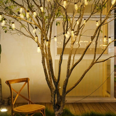 Lumière de chaîne LED en verre et fer de ligne longue ronde minimaliste moderne pour jardin 