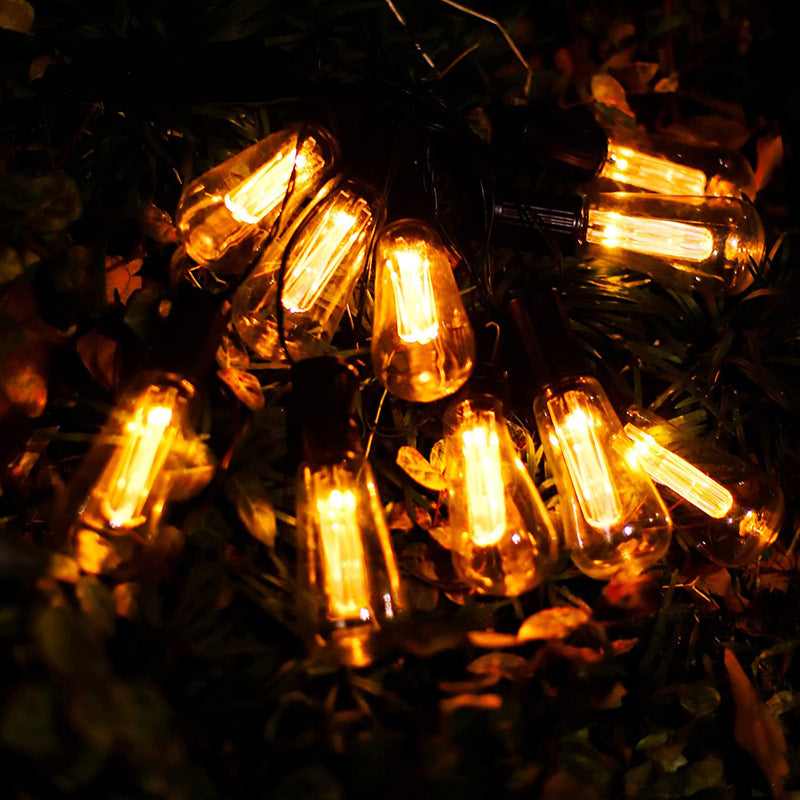 Lumière de chaîne LED en verre et fer de ligne longue ronde minimaliste moderne pour jardin 