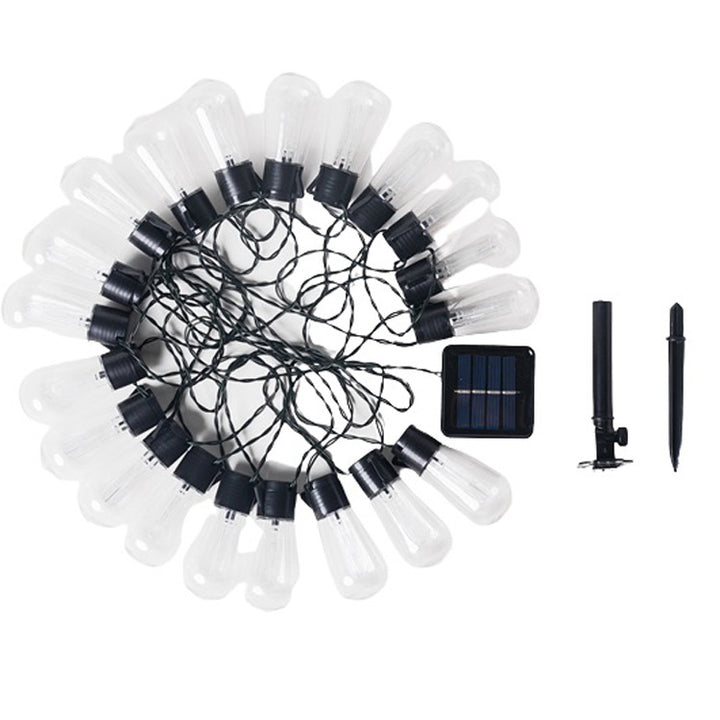 Lumière de chaîne LED en verre et fer de ligne longue ronde minimaliste moderne pour jardin 