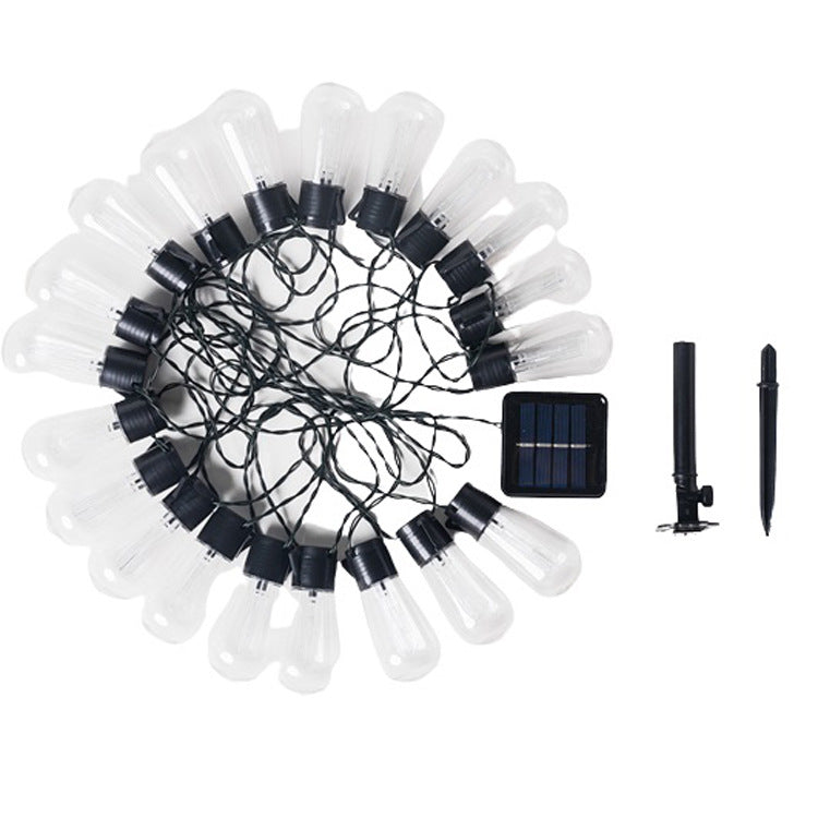 Lumière de chaîne LED en verre et fer de ligne longue ronde minimaliste moderne pour jardin 