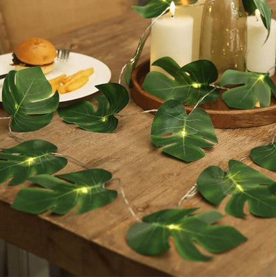 Guirlande LED étanche en plastique à feuilles de simplicité moderne pour jardin 