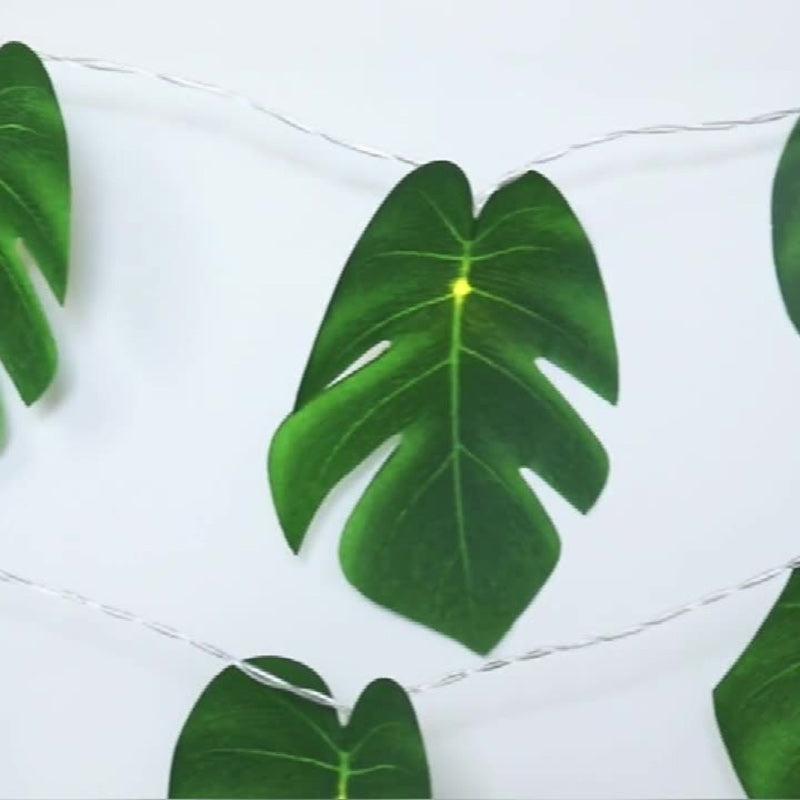 Guirlande LED étanche en plastique à feuilles de simplicité moderne pour jardin 