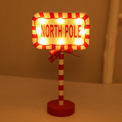 Moderne Art Deco Runde Octagon Rechteck Crown Weihnachten Hut Haus Metall Holz LED Tisch Lampe Für Schlafzimmer 