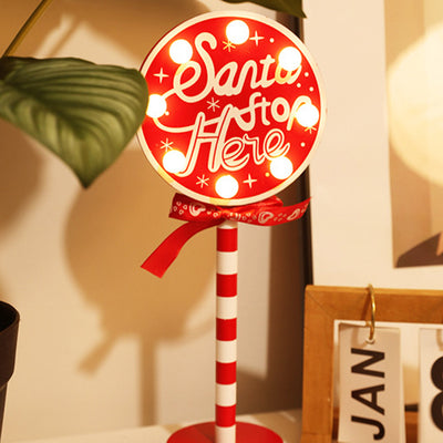 Moderne Art Deco Runde Octagon Rechteck Crown Weihnachten Hut Haus Metall Holz LED Tisch Lampe Für Schlafzimmer 