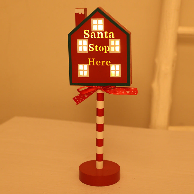 Moderne Art Deco Runde Octagon Rechteck Crown Weihnachten Hut Haus Metall Holz LED Tisch Lampe Für Schlafzimmer 