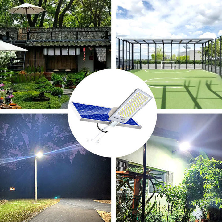 Moderne Einfachheit Rechteck Solar Wasserdichte ABS LED Wand Leuchte Lampe Für Garten 