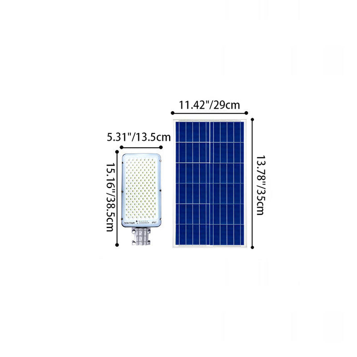 Moderne Einfachheit Rechteck Solar Wasserdichte ABS LED Wand Leuchte Lampe Für Garten 