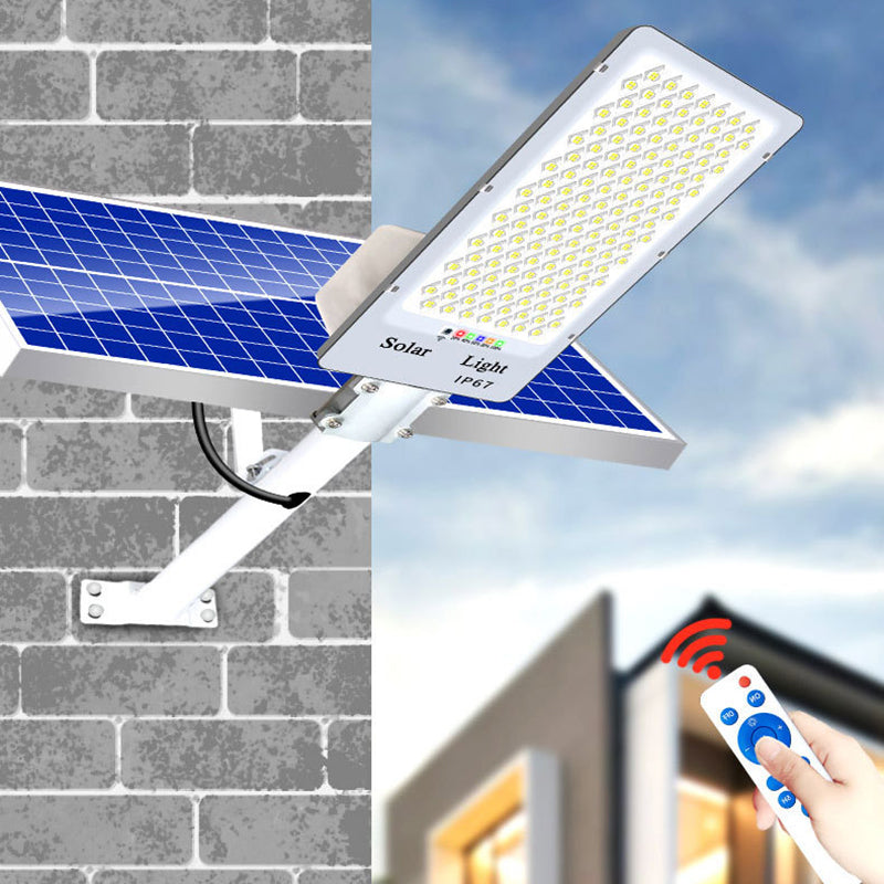Moderne Einfachheit Rechteck Solar Wasserdichte ABS LED Wand Leuchte Lampe Für Garten 