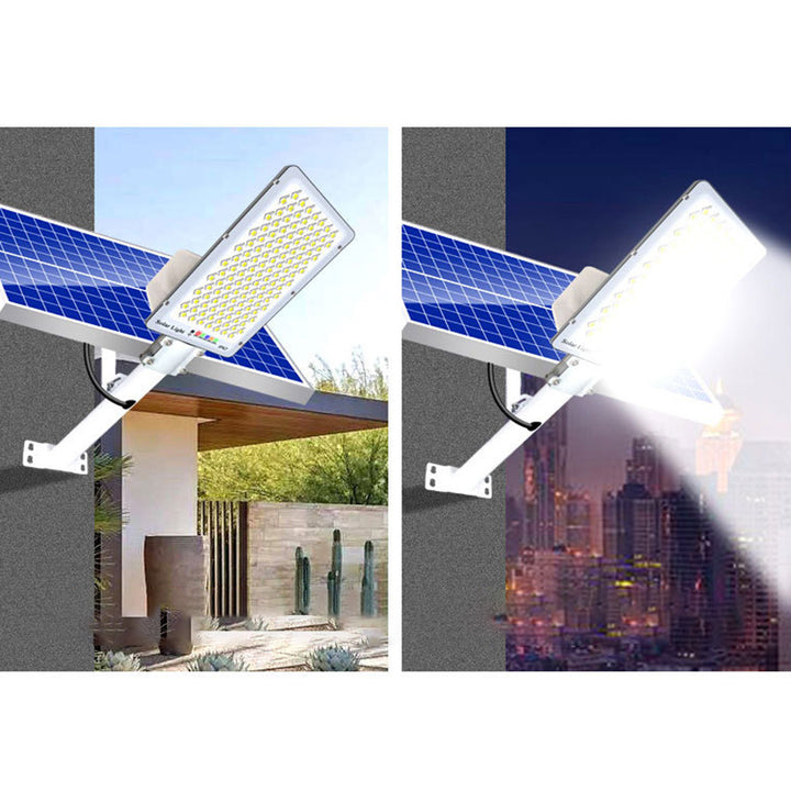 Moderne Einfachheit Rechteck Solar Wasserdichte ABS LED Wand Leuchte Lampe Für Garten 