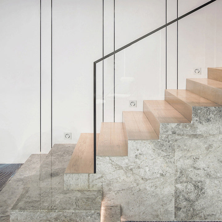 Moderne minimalistische runde quadratische Aluminium-LED-Wandleuchte für Wohnzimmer 