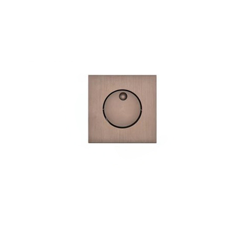 Modern Minimalist Round Square Aluminum LED Wall Sconce Lamp For Living Room