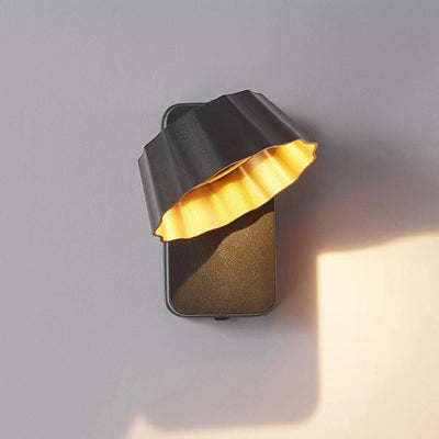 Moderne minimalistische beunruhigte runde quadratische Aluminium-LED-Wandleuchterlampe für den Garten 