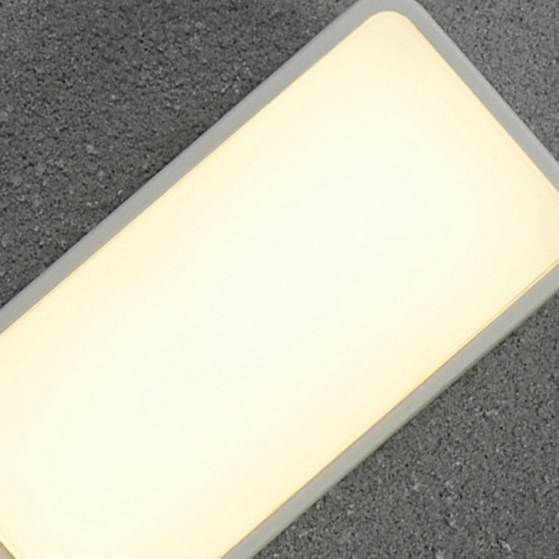 Moderne minimalistische gekippte Rechteck Aluminium LED Wandleuchte Lampe für Garten 