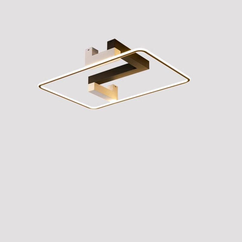 Moderne Einfachheit Quadrat Rechteck Runde Nano Silikon Aluminium LED Unterputz Deckenleuchte für Wohnzimmer 