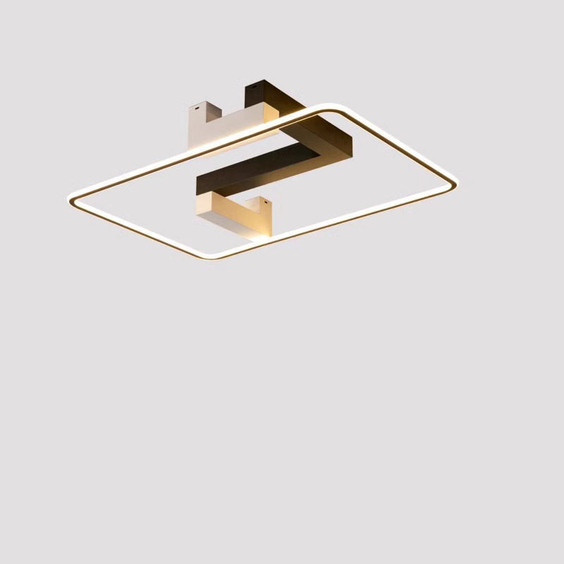 Moderne Einfachheit Quadrat Rechteck Runde Nano Silikon Aluminium LED Unterputz Deckenleuchte für Wohnzimmer 