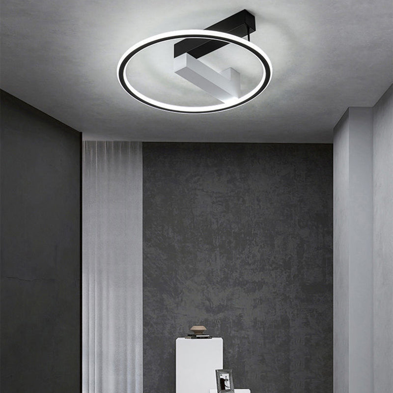 Moderne Einfachheit Quadrat Rechteck Runde Nano Silikon Aluminium LED Unterputz Deckenleuchte für Wohnzimmer 