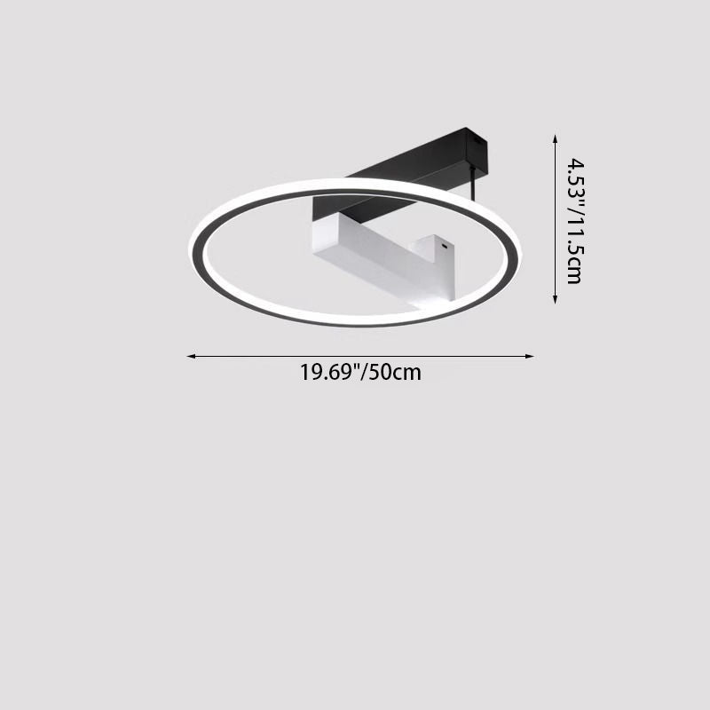 Moderne Einfachheit Quadrat Rechteck Runde Nano Silikon Aluminium LED Unterputz Deckenleuchte für Wohnzimmer 