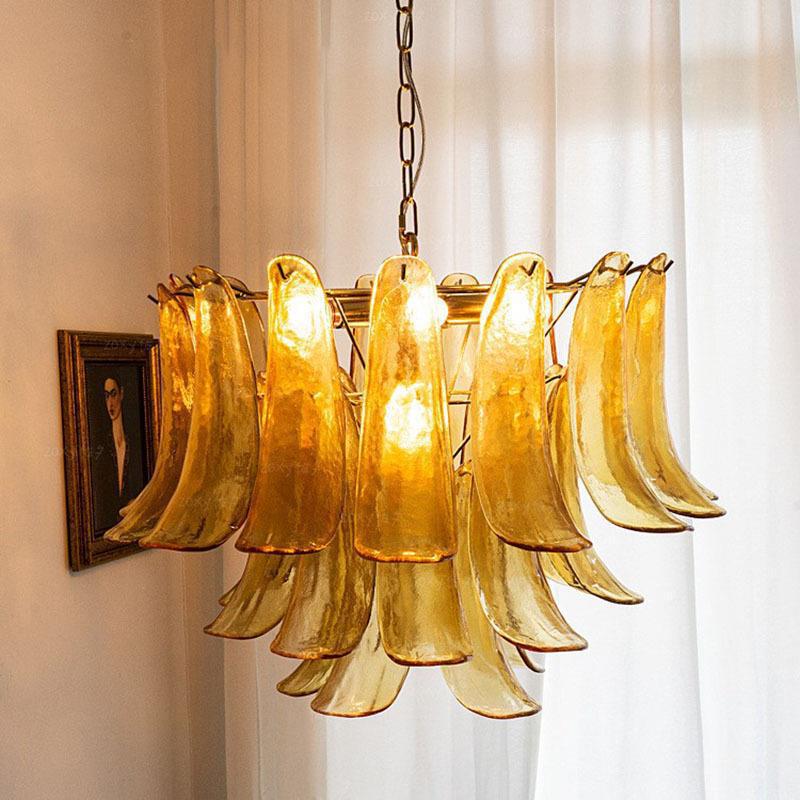 Traditionelle Vintage Hufeisen Split Runde Glas Eisen 7/9/15 Licht Kronleuchter Für Schlafzimmer 