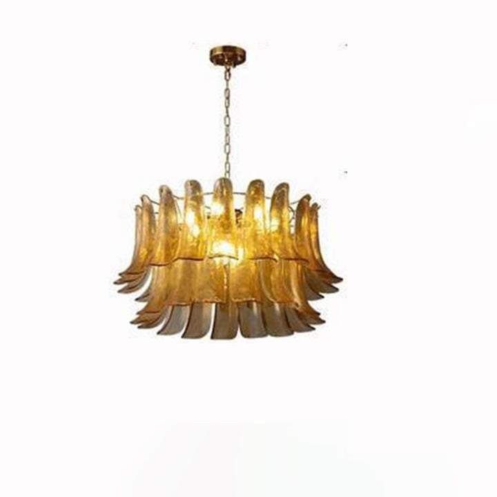 Traditionelle Vintage Hufeisen Split Runde Glas Eisen 7/9/15 Licht Kronleuchter Für Schlafzimmer 