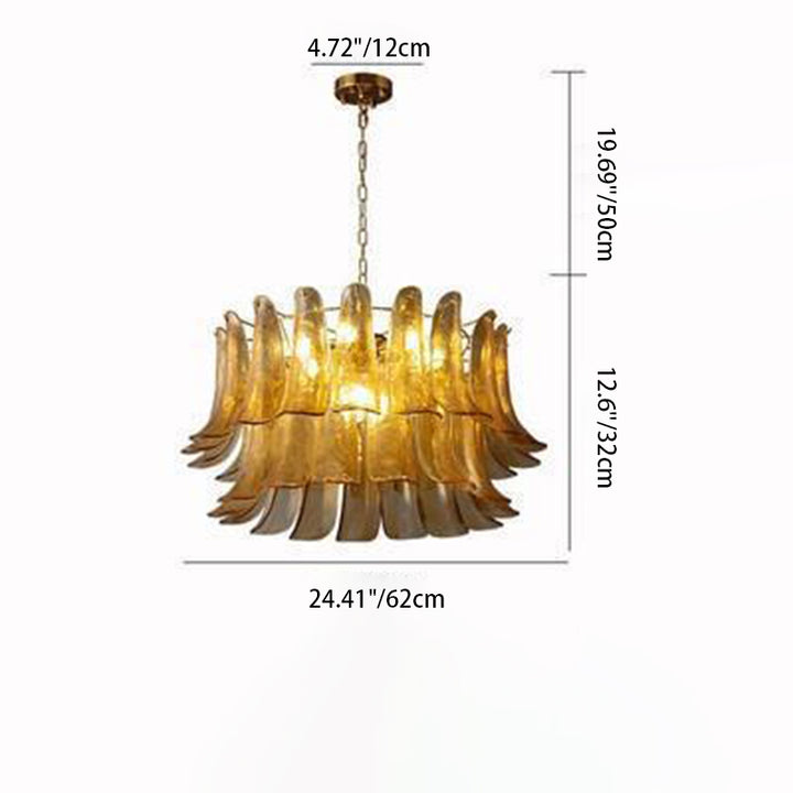 Traditionelle Vintage Hufeisen Split Runde Glas Eisen 7/9/15 Licht Kronleuchter Für Schlafzimmer 