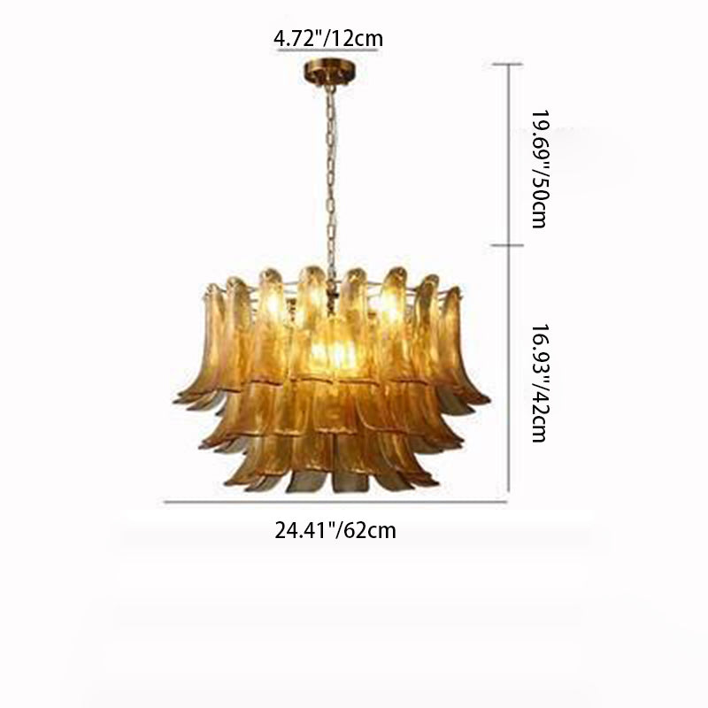 Traditionelle Vintage Hufeisen Split Runde Glas Eisen 7/9/15 Licht Kronleuchter Für Schlafzimmer 