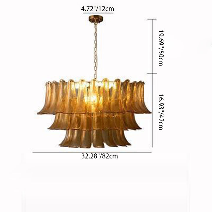 Traditionelle Vintage Hufeisen Split Runde Glas Eisen 7/9/15 Licht Kronleuchter Für Schlafzimmer 