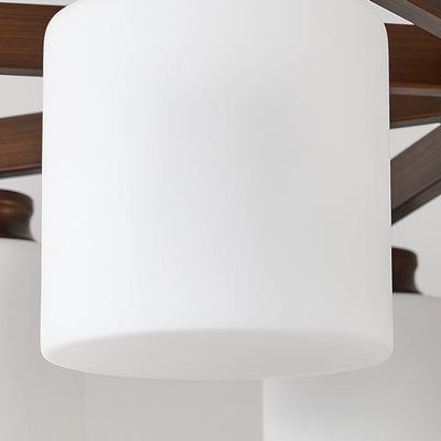 Traditioneller chinesischer Zweigzylinder, rund, Glas, Eisen, 3/6/8/10 Lichter, Kronleuchter für Wohnzimmer 