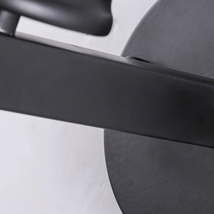 Modern Minimalist Round Column Glass Iron 1-Light Wall Sconce Lamp For Bedroom
