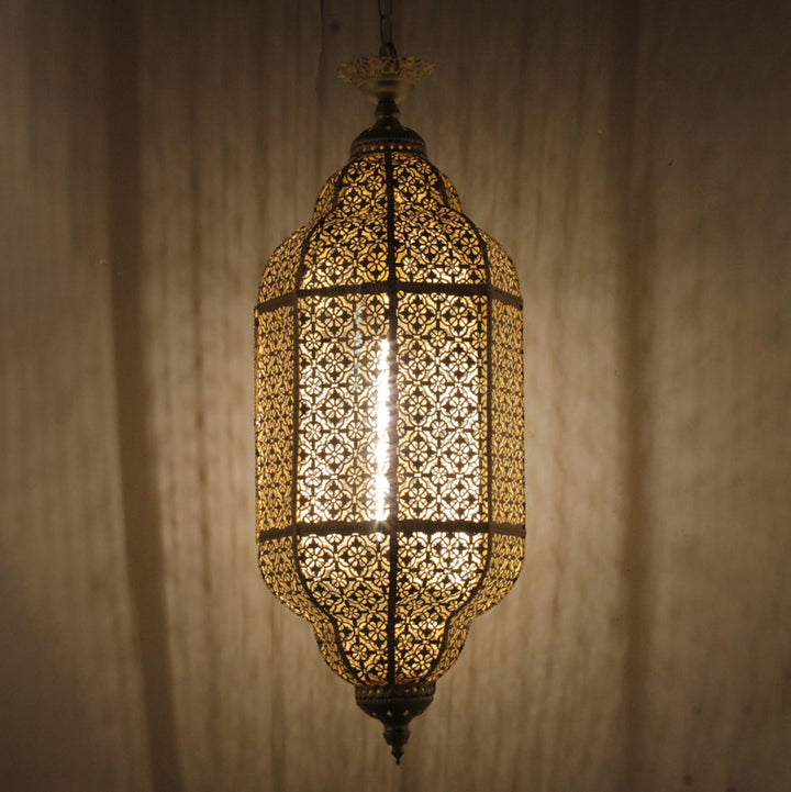 Lámpara Colgante de 1 Luz con Columna Redonda de Hierro Vintage Tradicional para Sala de Estar 
