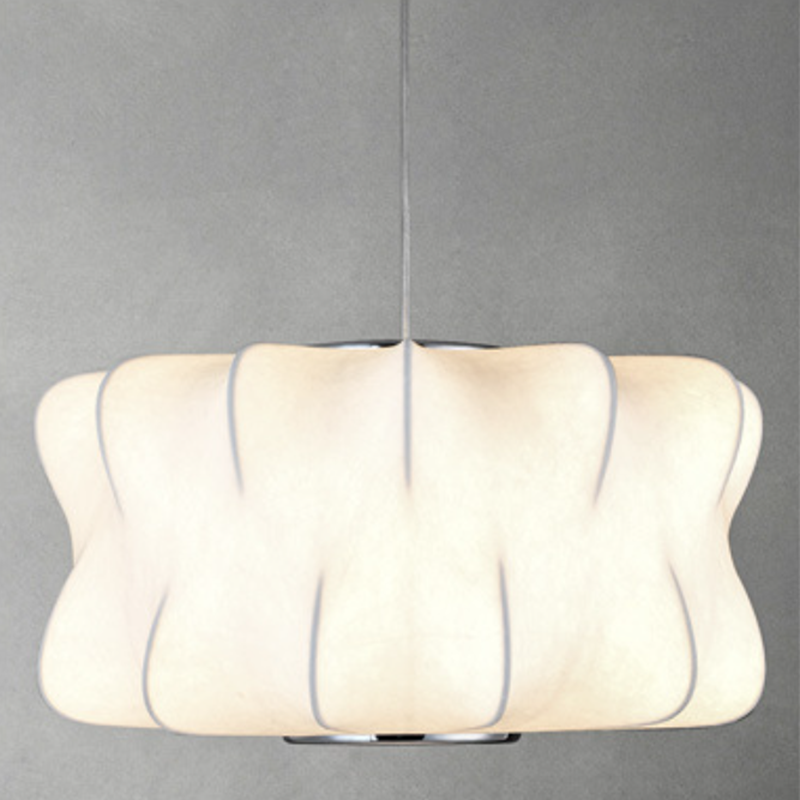 Traditional Japanese Propeller Round Silk Hardware 2/3 Light Chandelie ...