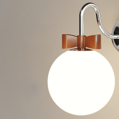 مصباح حائط LED زجاجي حديدي على شكل قوس بومبكن مودرن مينيماليست لغرفة النوم 