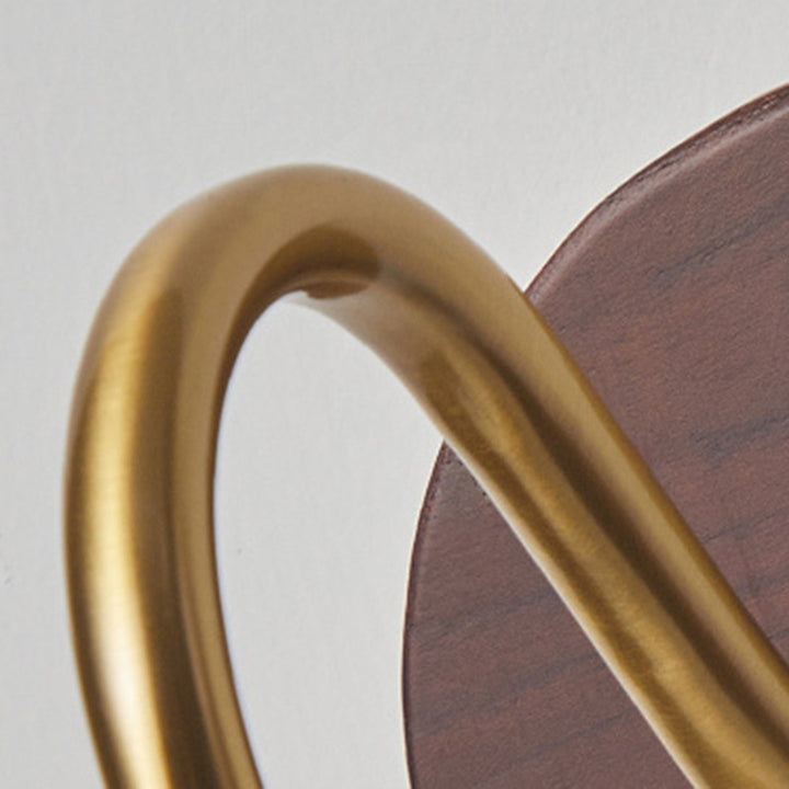 Applique murale 1 lumière en bois de frêne avec verre plissé demi-rond vintage traditionnel pour chambre 